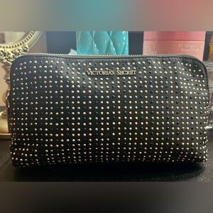 Victoria's Secret Black and Gold Studded Bag